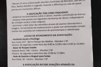 Foto - Comemoração 25 Anos Associação Mãos Amigas