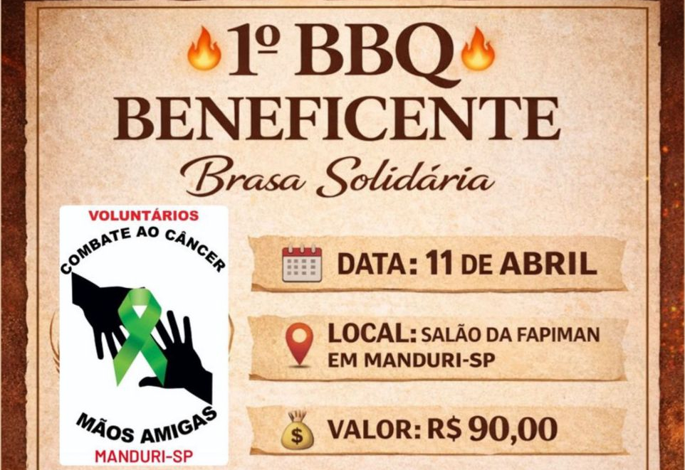 VEM AÍ !!! BBQ BENEFICENTE